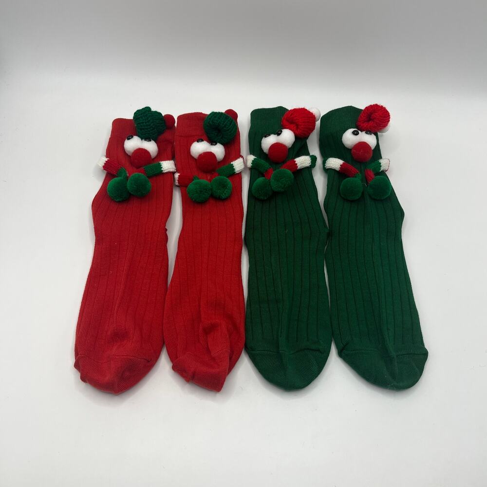 2 Pair Holding-Hands Socks, Couple Socks, Funny & Cute